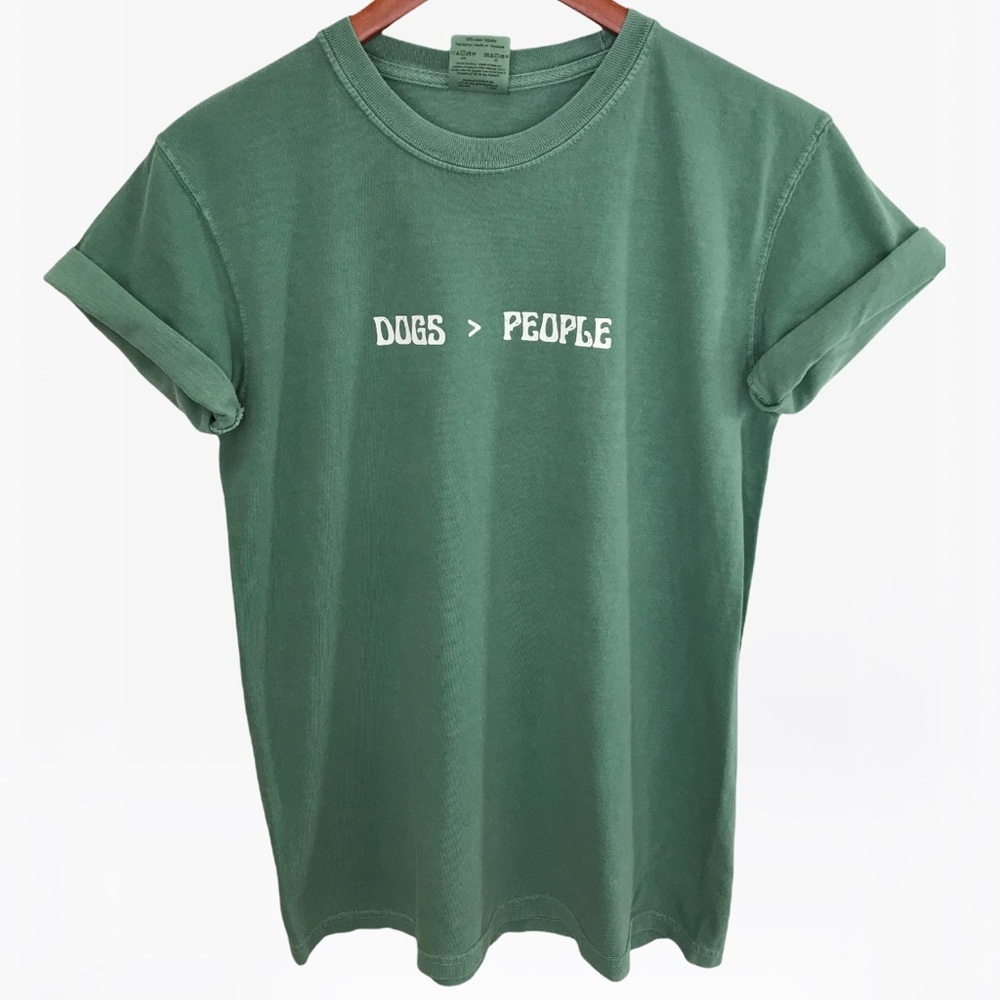 DOGS > PEOPLE Unisex Adult 100% Cotton T-Shirts - Various